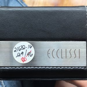 Ecclissi sterling silver watch with case